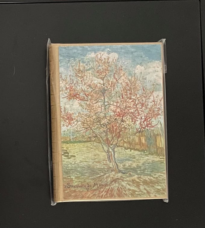 Hardcover Notitieboek 'Roze Perzikbomen' Vincent van Gogh