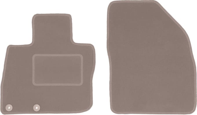 Beige voormatten voor: Honda Civic VIII hatchback (2006-2012)