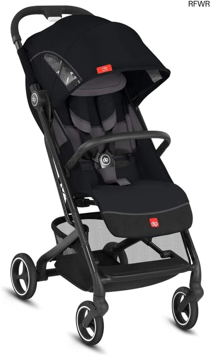 RFWR® Wandelwagen en Buggy Qbit+ 3-in-1 met Inklapbare Functie en Optimale Comfort