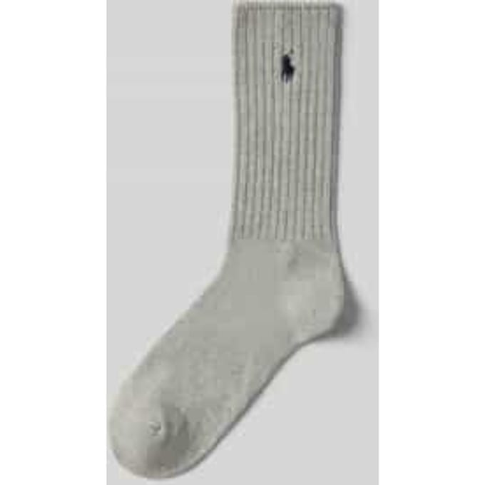 Sokken met labelstitching, model 'CREW SOCK'