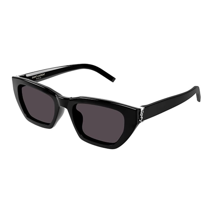 Saint Laurent Ysl Logo Onregelmatig Montuur Zonnebril Unisex Zonnebril Zwart SLM127F001 Basic Packaging-Eyeglass Case black