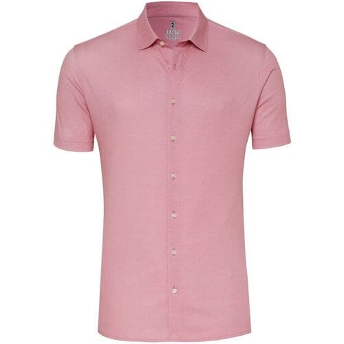 Desoto Overhemd Essential Micro Diamond Pattern Short Sleeve Rood / male