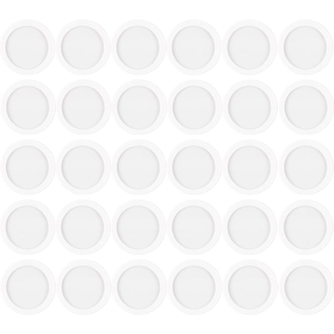 30 pièces Kazoo diaphragmes flûte diaphragmes Kazoo Membrane plastique Instruments de musique accessoires blanc