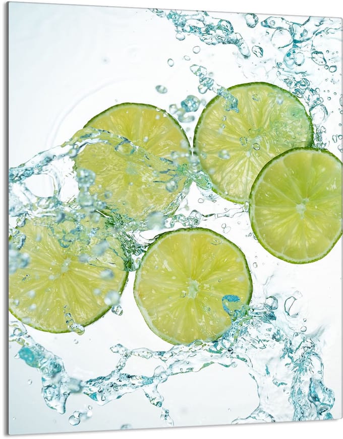 TMK ArtDeko - Snijplank - Limonka - Glas - 40x52 cm