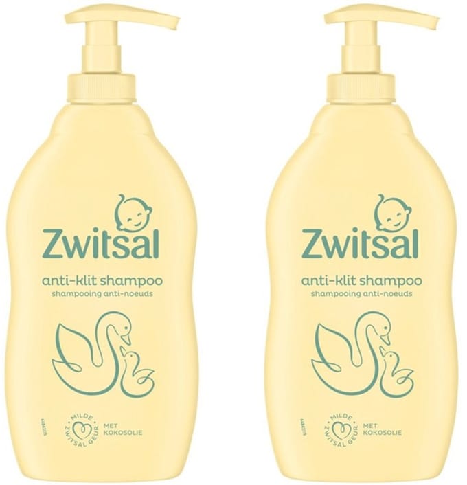 Zwitsal Shampoo Pomp - Anti-Klit 2 x 400 ml