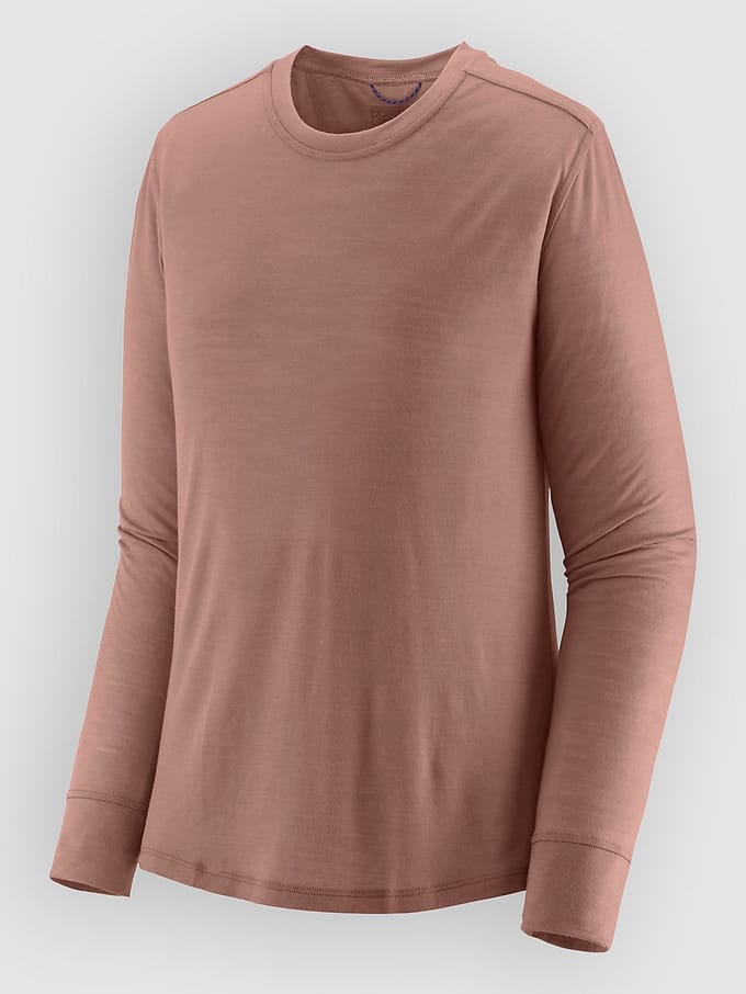Patagonia Cap Cool Merino Blend Lycra met lange mouwen roze