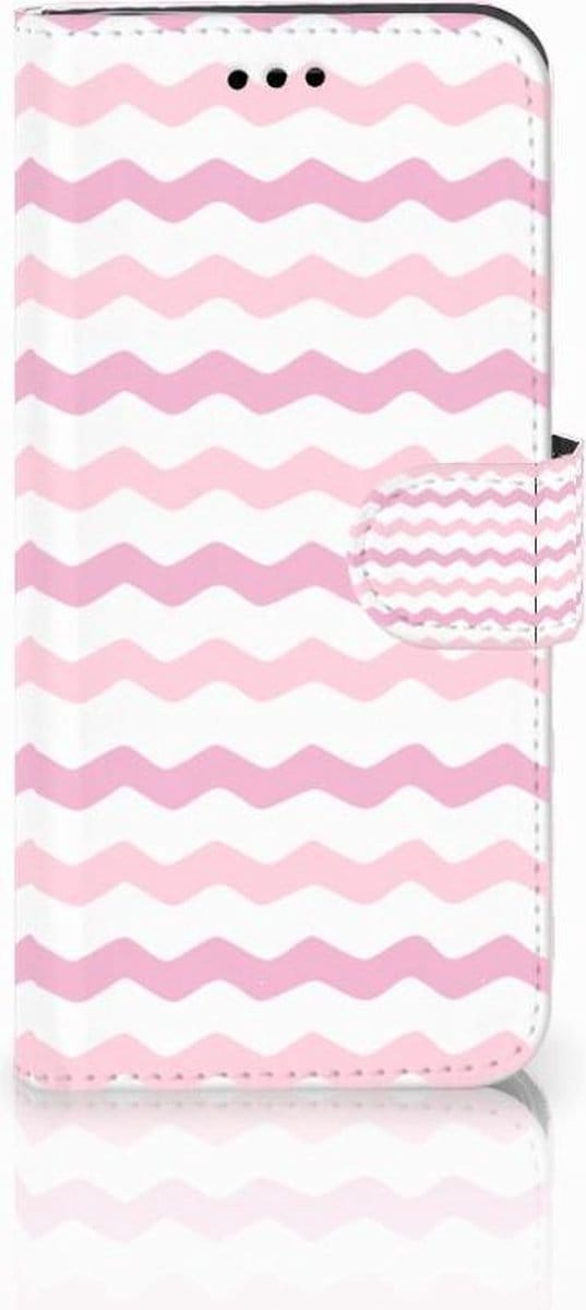 Huawei P10 Lite Telefoon Hoesje Waves Roze
