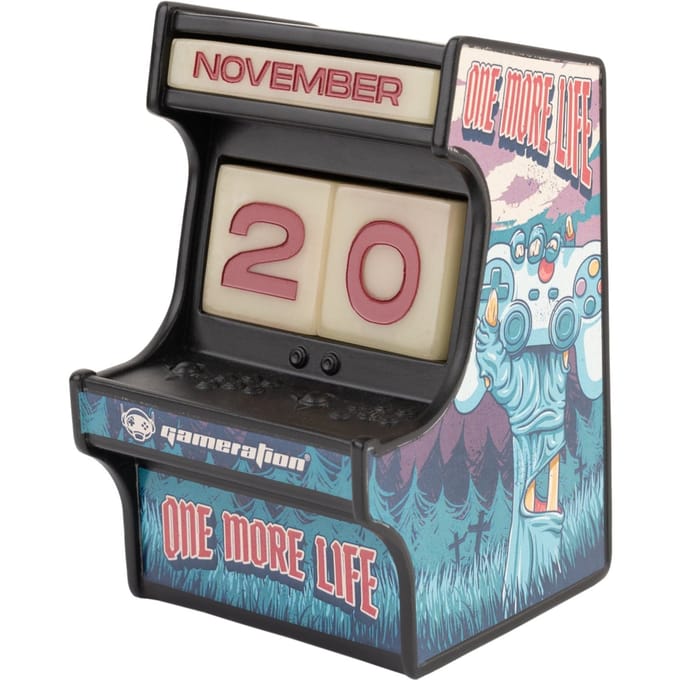 Gameration Arcade 3D Perpetual Calendar