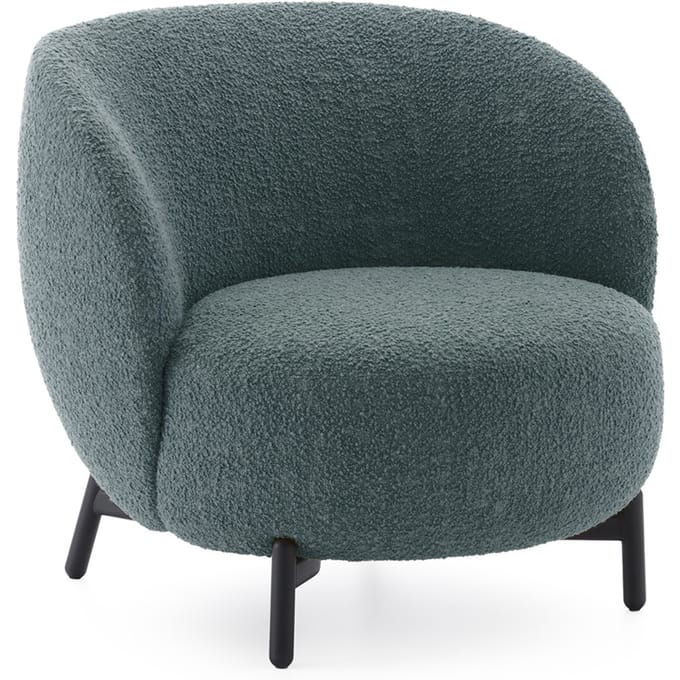 Kartell Lunam fauteuil Curly - KartellCurlyC4Petrol