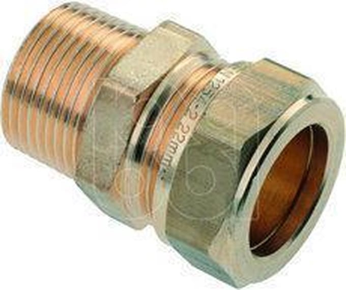 Mes,Knelpuntstuk 3/8"Bux10 Plieger Label Bl/Rd 2St (-)