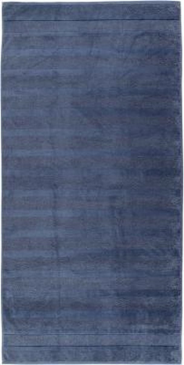 Cawo Noblesse2 Uni Handdoek - Nachtblau 50x100