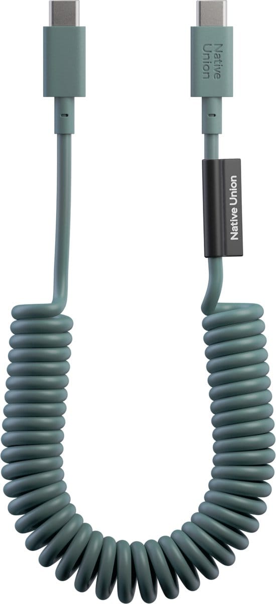 Native Union Pop Cable - Slate Green - USB-C naar USB-C - 1.2M - 60W
