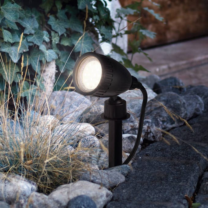 EGLO Nema 1 tuinspot Buiten - GU10 - 18,5 cm - Zwart