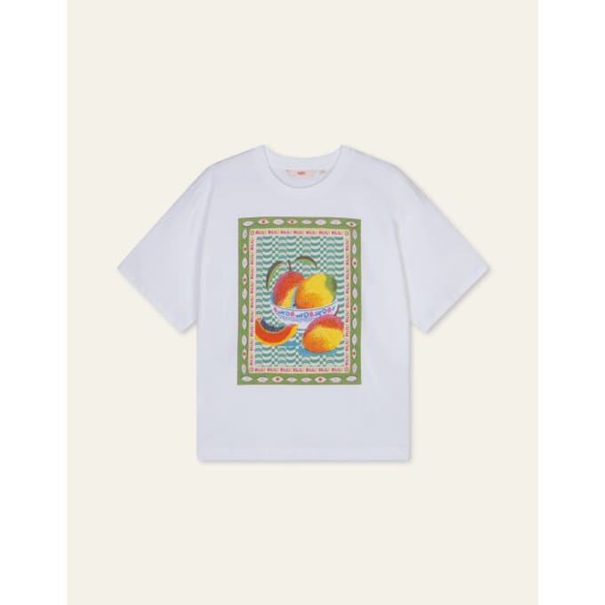 Oilily Tomlin T-Shirt- maatXL Bright Wit