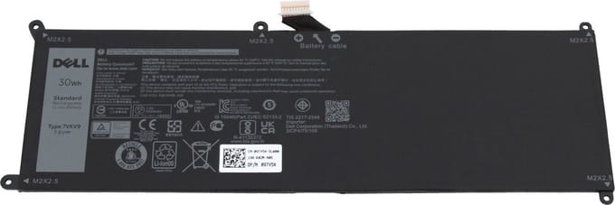 Dell 7VKV9 Batterij - 30Wh