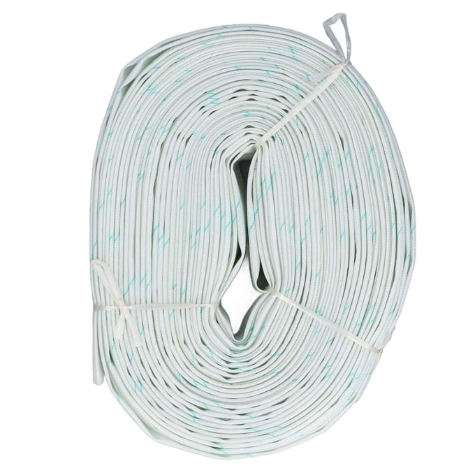 Manchon Pare-Chaleur en Fibre de Verre Longueur 50m ID 30mm Isolation Résistant aux Hautes Températures Ligne de Tuyau