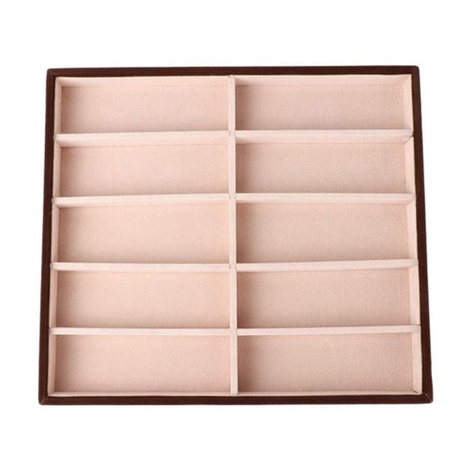 Allecto - Bril Display Box - Zonnebril Organizer - 10 Vakken - Modern