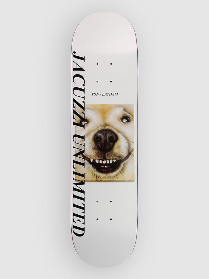 Jacuzzi Unlimited Tony Latham Smooshed Ex7 8.125" Skateboard Deck wit