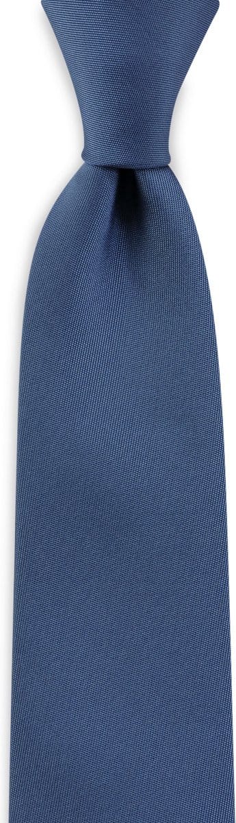 JB Collection - Stropdassen - stropdas denim blauw smal - denim blauw