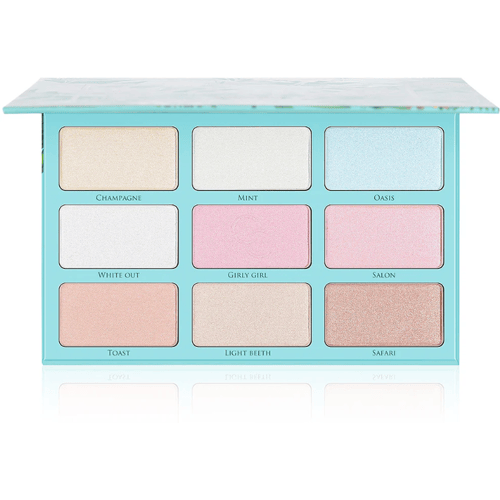 docolor Tropical 9-kleuren highlighterpalet