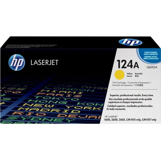 HP 124A - Tonercartridge - Origineel - Standaard Capaciteit - Geel