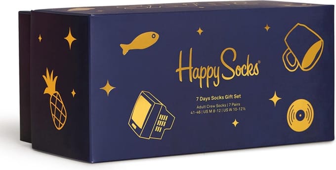 Happy Socks unisex giftbox 7P sokken seven days a week multi