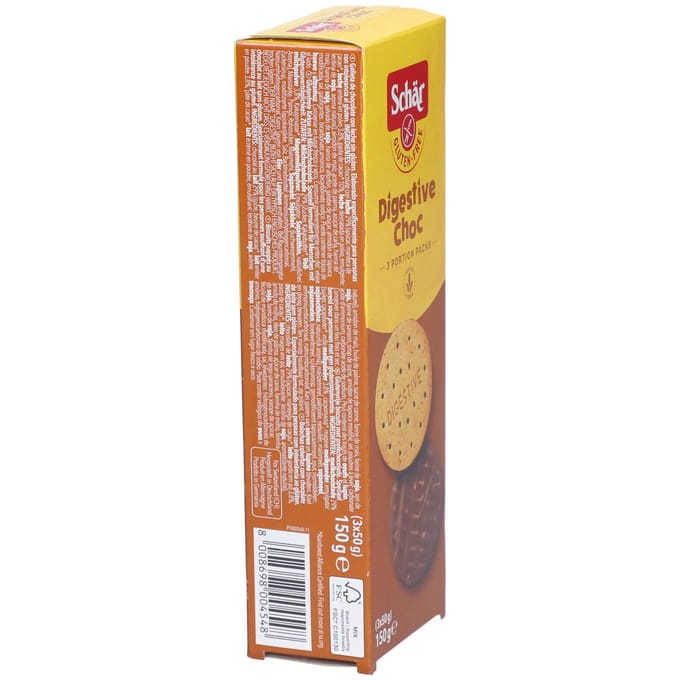 Schär Digestive Choc Glutenvrije Koekjes 150