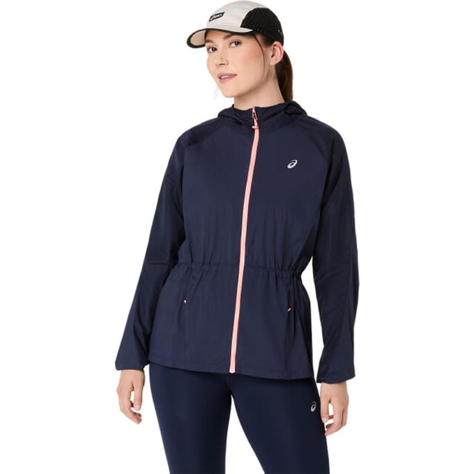 Asics road packable jacket jack running dames -