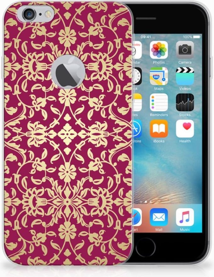 Siliconen Hoesje Apple iPhone 6 Plus | 6s Plus Barok Pink