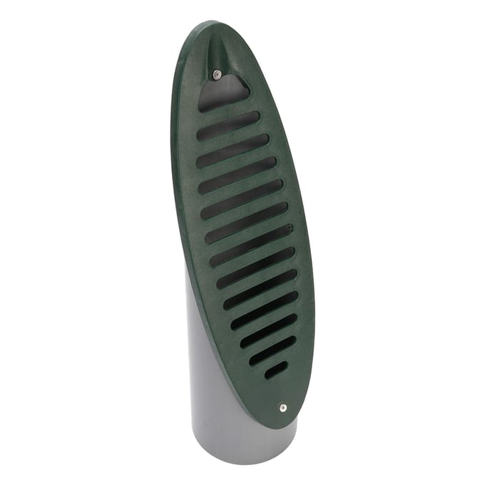 Tuinafvoer Emitter PVC Afneembaar Rooster Schuin Aflopend Tuinafvoer voor Afvoersysteem Groen black