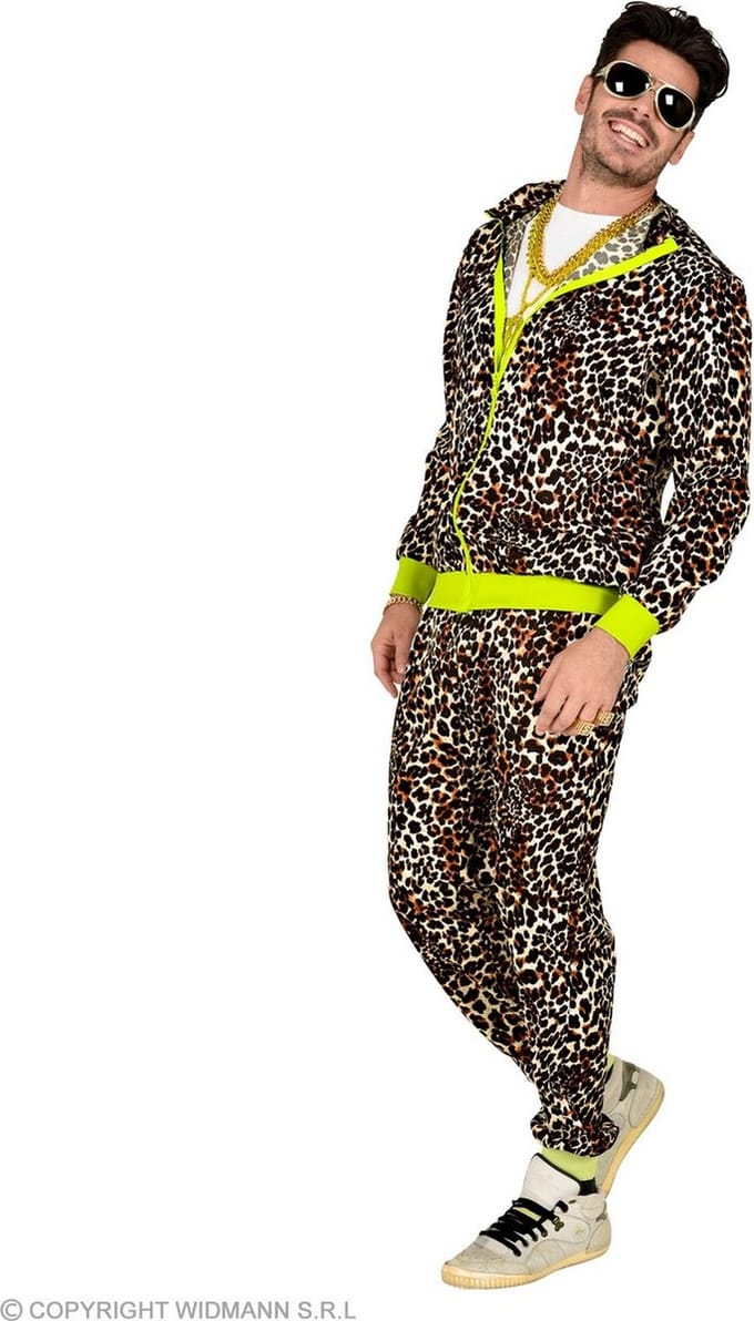 Trainingspak luipaard neon