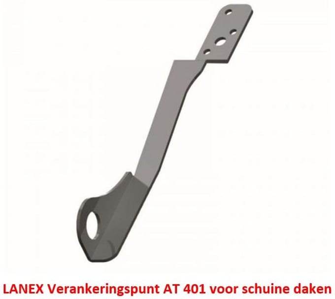Lanex verankeringspunt AT 401 voor schuine daken - 43 cm