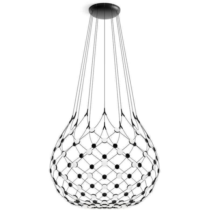 Luceplan Mesh Wireless hanglamp, Ø 100 cm, 4 m, Bluetooth