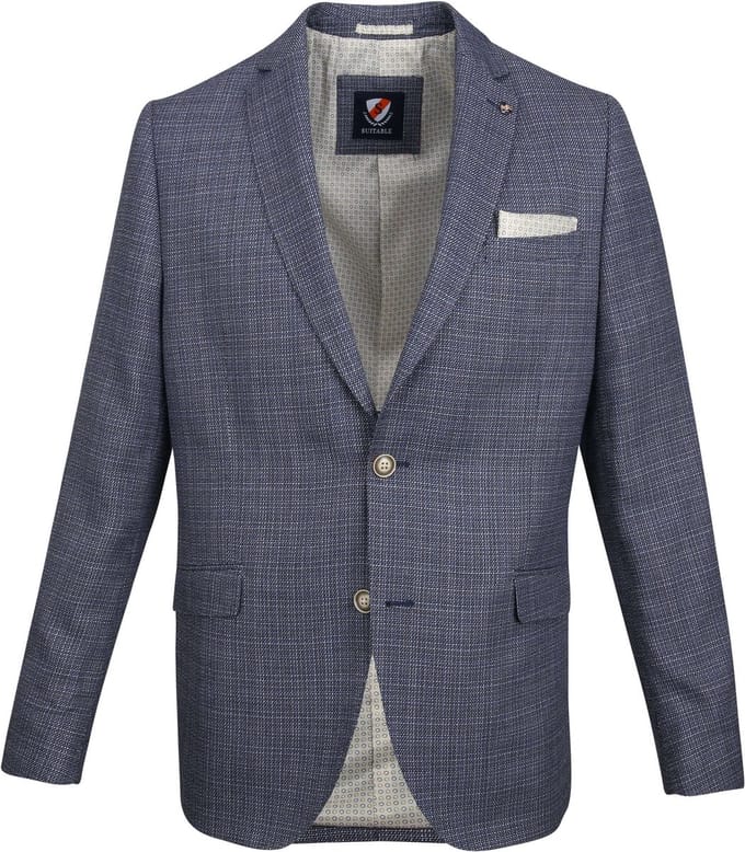 Suitable Colbert Vero Donkerblauw (navy) - Maat 48 - Heren blazer