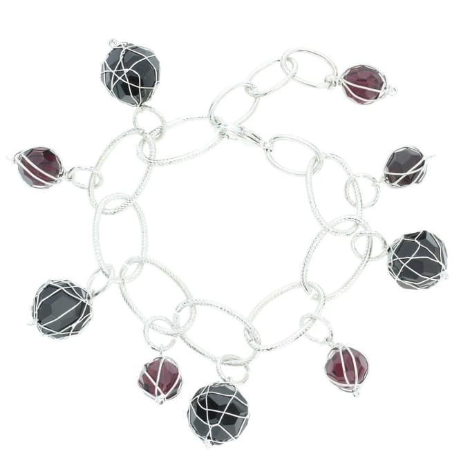 Behave - Armband met zwarte kralen - Feestelijk & stijlvol accessoire