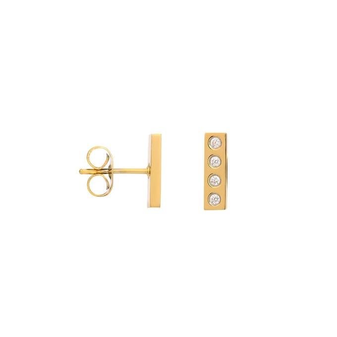 iXXXi Jewelry-Design Rectangle-Goudkleurig-Dames Oorbellen