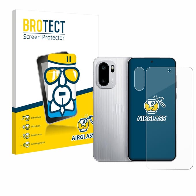 Screenprotector voor OnePlus Ace 6T (Voor+Camera) Beschermglas transparant