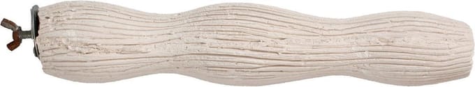 Flamingo Vogelzitstok Calcium Gegolfd - Wit - 24 cm x 45 mm