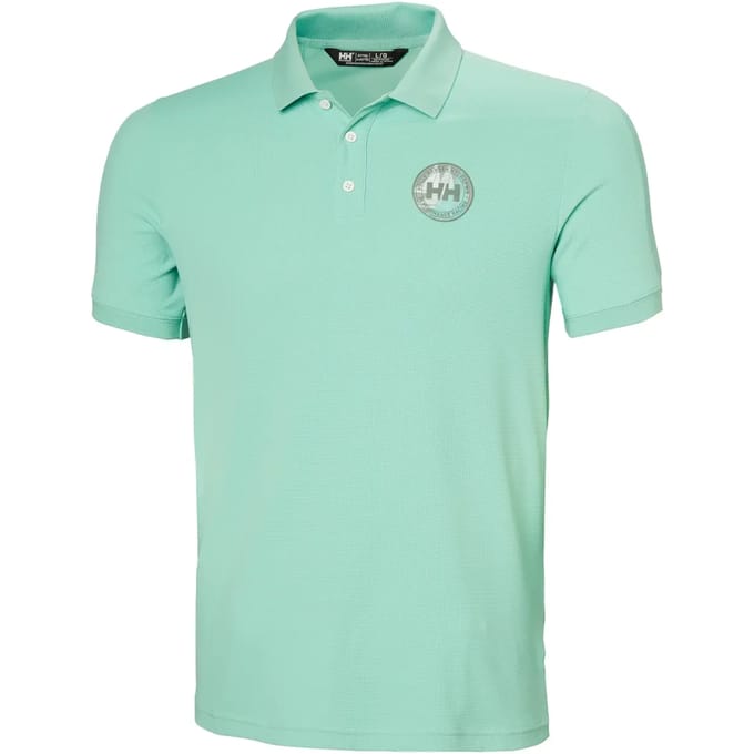 Helly Hansen Hp Race 2.0 Korte Mouw Poloshirt Groen S Man