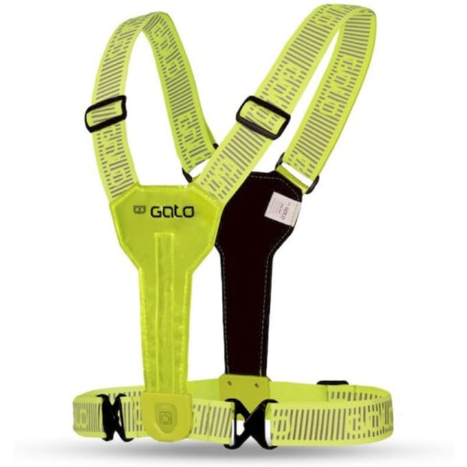 GATO - led usb vest ultra - Reflectiehesje - Geel