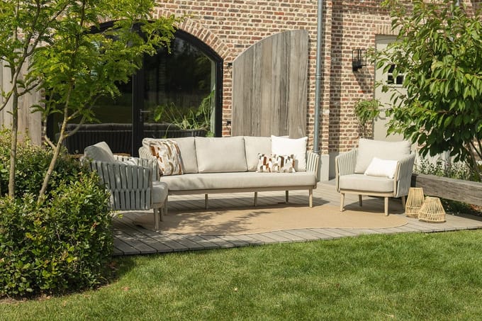 Taste by 4 Seasons Sofaset Eva Latte-Latte Frame