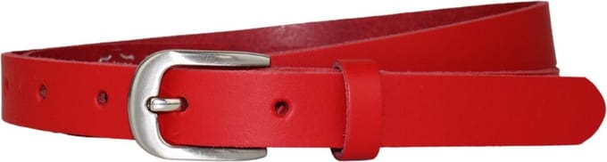 Smalle Riem Rood - Dames riem Smal - Taillemaat 115 - Nette riem - Heup riem