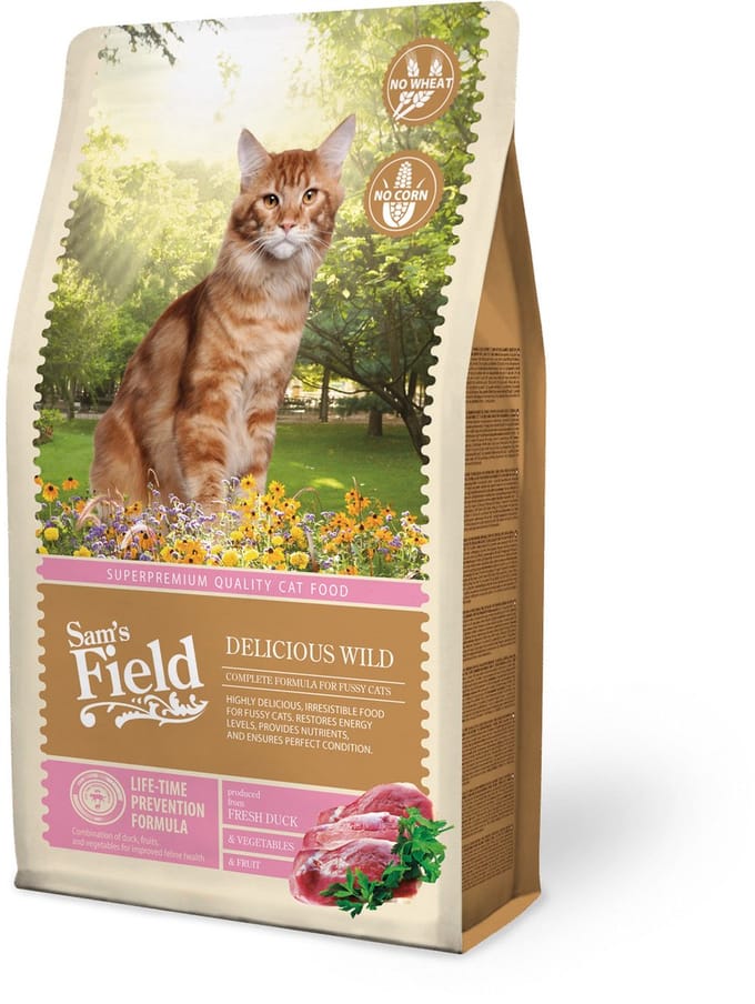 Sam's Field Cat Delicious Wild - Kattenvoer - 2.5 kg