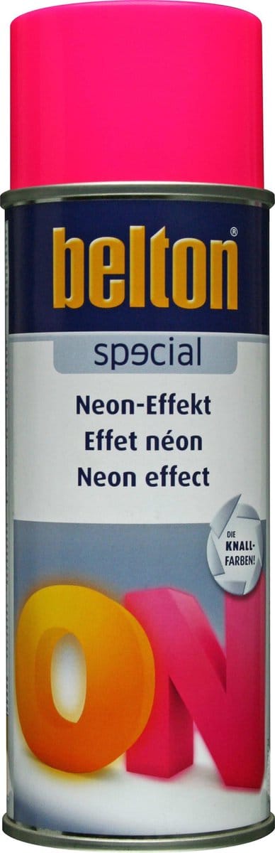AUTO-K BELTON Fluorescerende NEON Daglichtlak ROZE in een 400ml Spuitbus