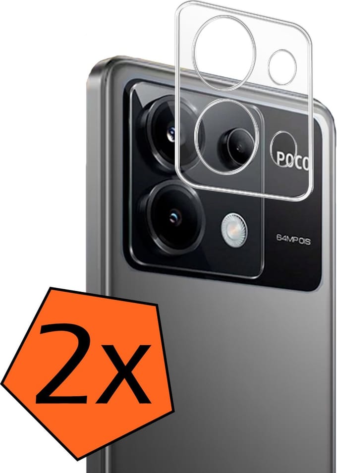 Camera Lens Protector - 2 Stuks - Geschikt voor Xiaomi Poco X6 - Camera Screenprotector - Gehard Glas - Beschermglas - Tempered Glass - Screen Protector