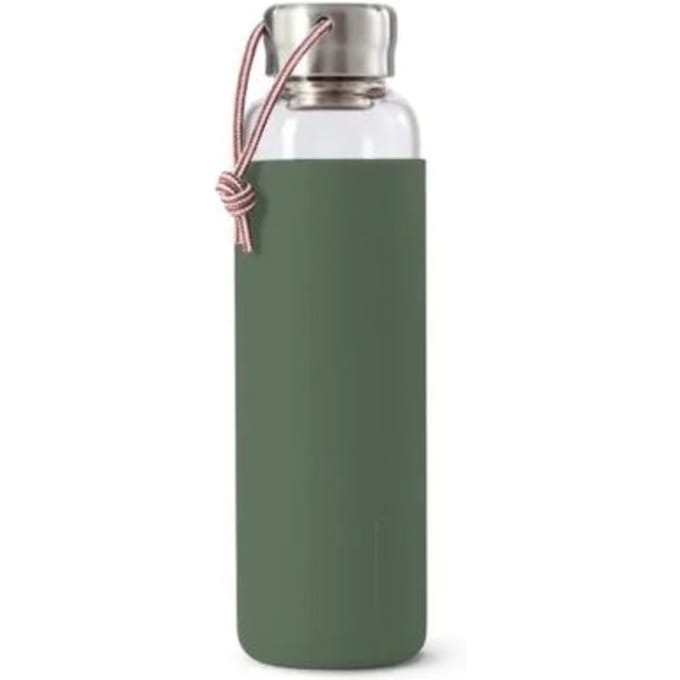 Black+Blum Glazen Waterfles - 600ml - Groen
