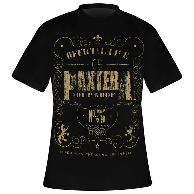 Pantera - 101 Proof Heren T-shirt - L - Zwart