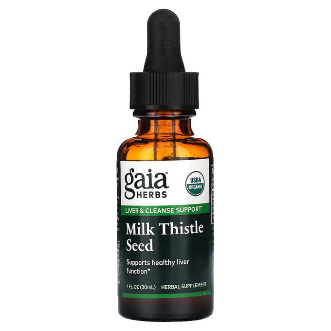 Gaia Herbs, Graines de chardon-marie, 1 fl oz (30 ml)