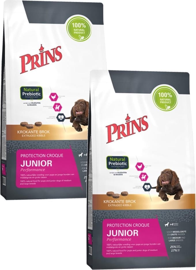 Prins Protection Croque Junior Performance - Hondenvoer - 2 x 2 kg