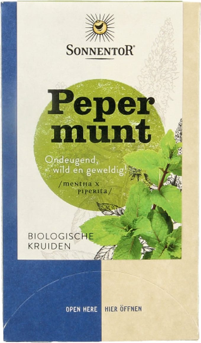 Sonnentor Pepermunt thee bio 18 Zakjes